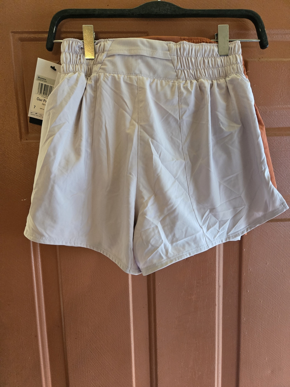 Nike Lavender Elastic Waist Athletic Shorts.  You Will Be Getting 2 Pr. Shorts.